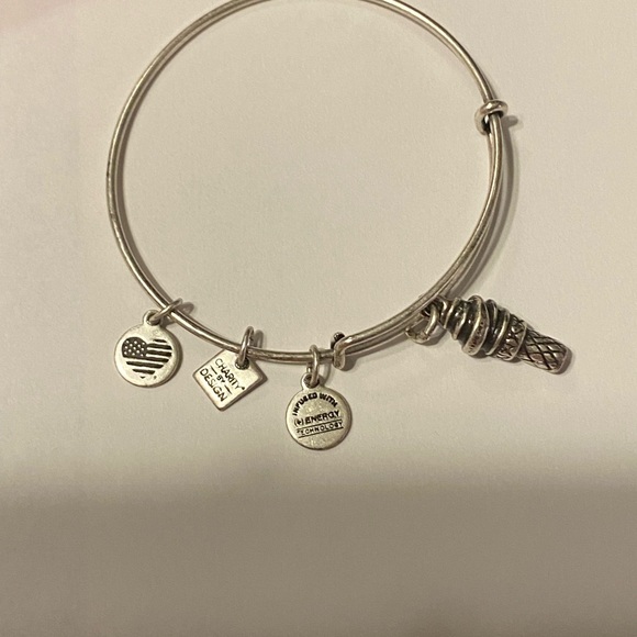 Alex and Ani Silver Charm Bracelet - Picture 1 of 4
